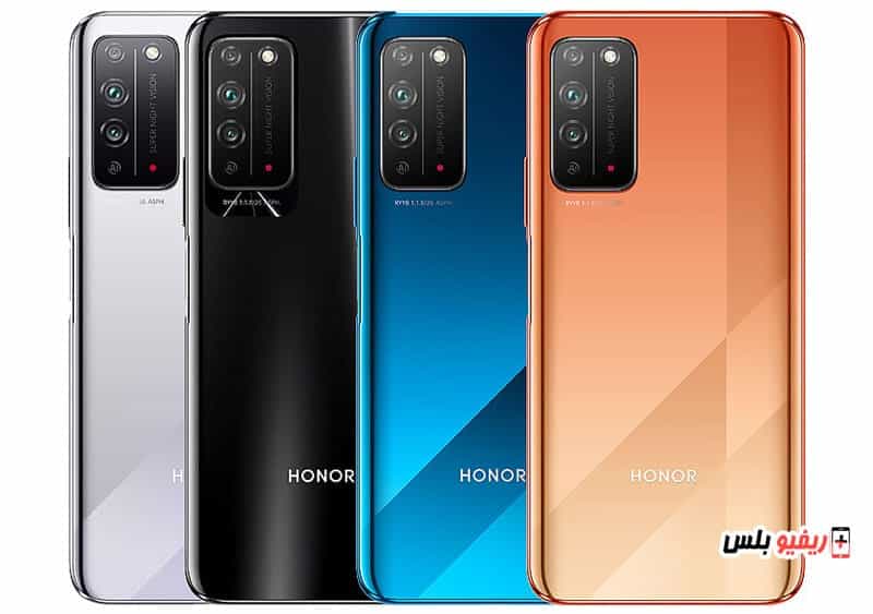 الألوان المتوفرة من هاتف Honor X10 5G