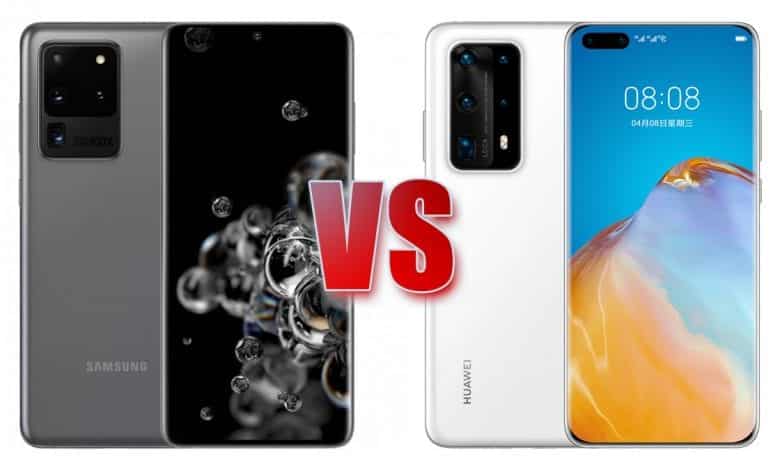 HUAWEI P40 Pro VS Samsung S20 Ultra