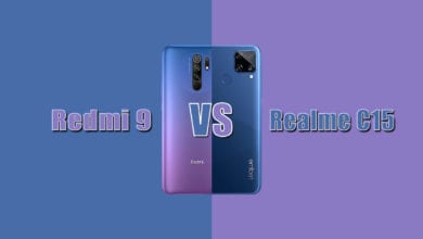 مقارنة Redmi 9 و Realme C15