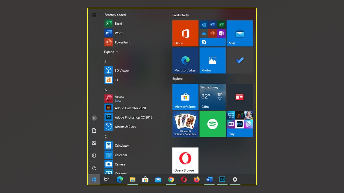 تخصيص ألوان ويندوز 10