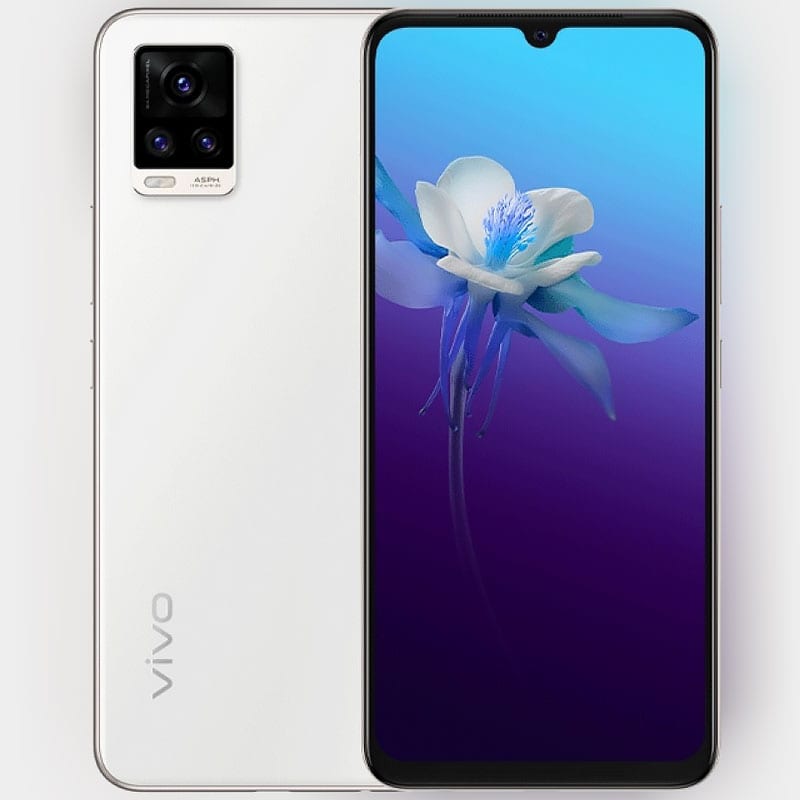 موبايل vivo V20 باللون الأبيض