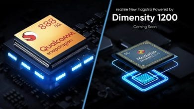 ريملي تستخدم معالجات Snapdragon 888 و Dimensity 1200