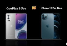 iPhone 12 Pro Max CONTRO OnePlus 9 Pro