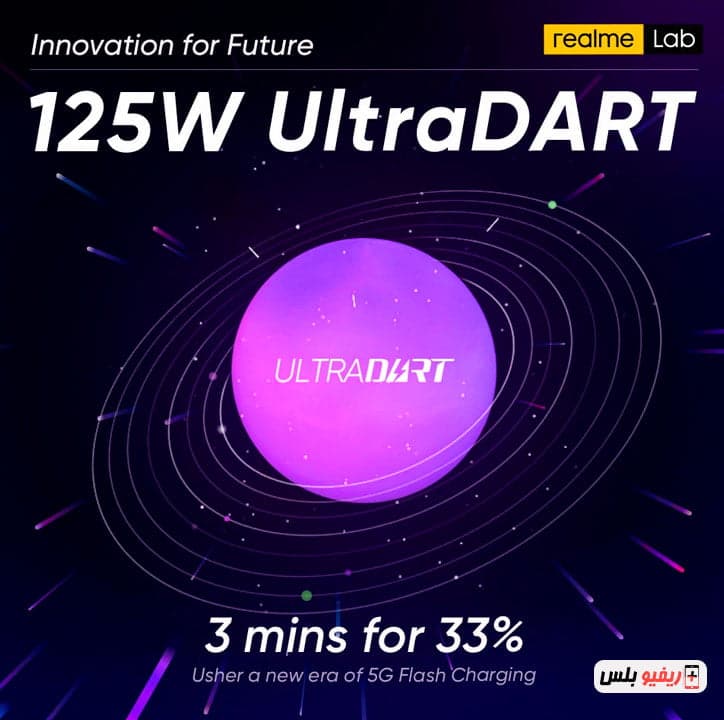 smartphone with 125W UltraDart fast charging