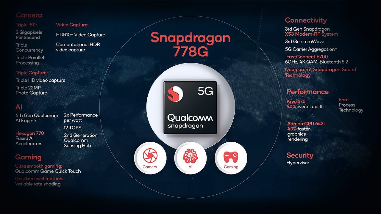 مواصفات Snapdragon 778G