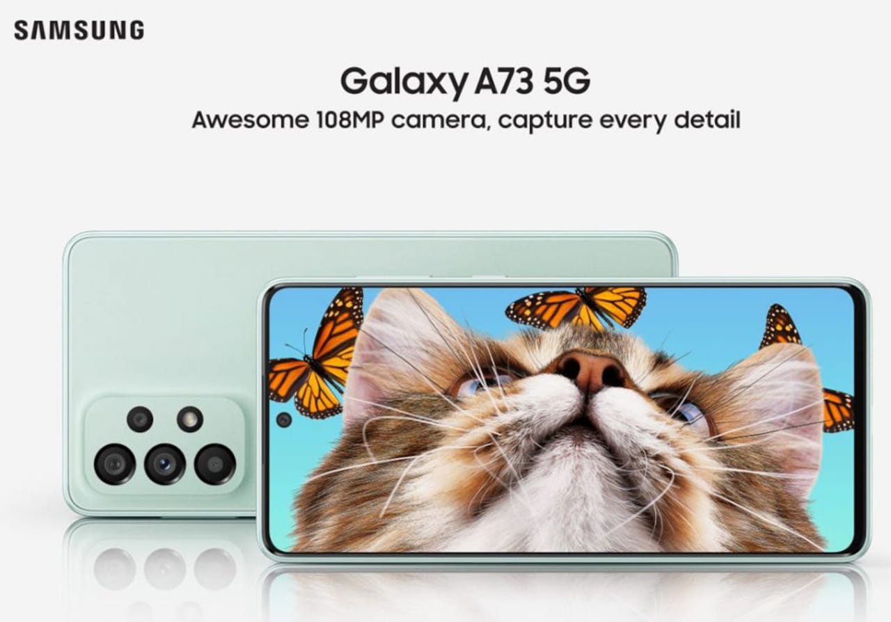 سامسونج تُعلن عن هاتف Galaxy A73 بشاشة 6.7in وكاميرا 108 ميجابكسل