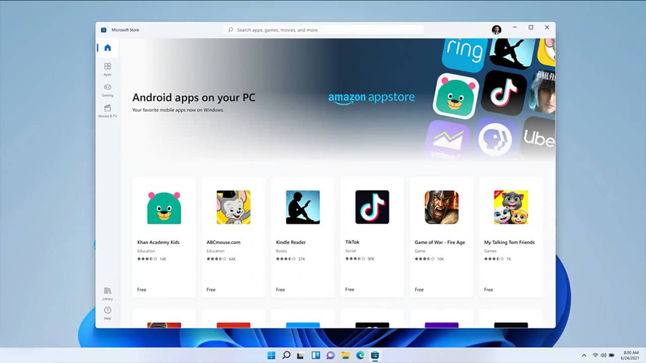 Windows 11 Android Apps