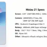 Meizu 21 Specs