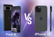 مقارنة بين Google Pixel 8 و iPhone 15