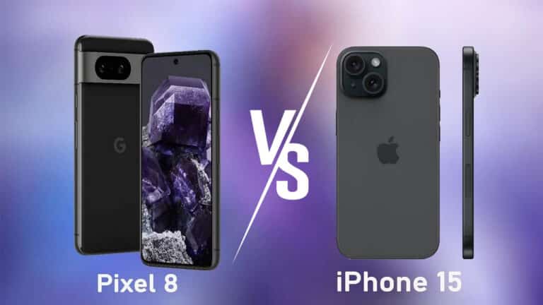 مقارنة بين Google Pixel 8 و iPhone 15